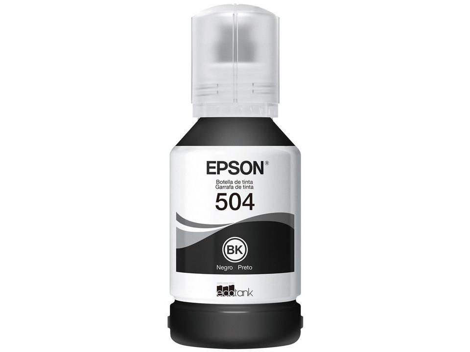 Garrafa de Tinta Epson T504 Ciano Original Refil