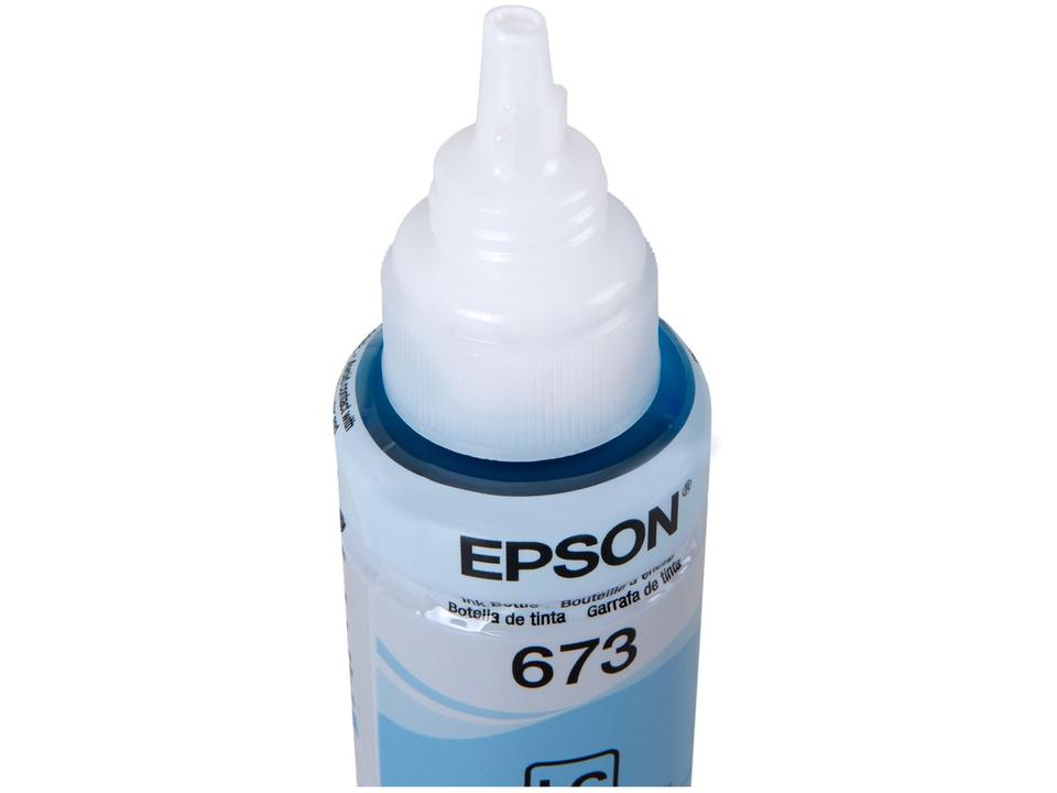 Garrafa de Tinta Epson T673520-AL Ciano Claro Original Refil - 4