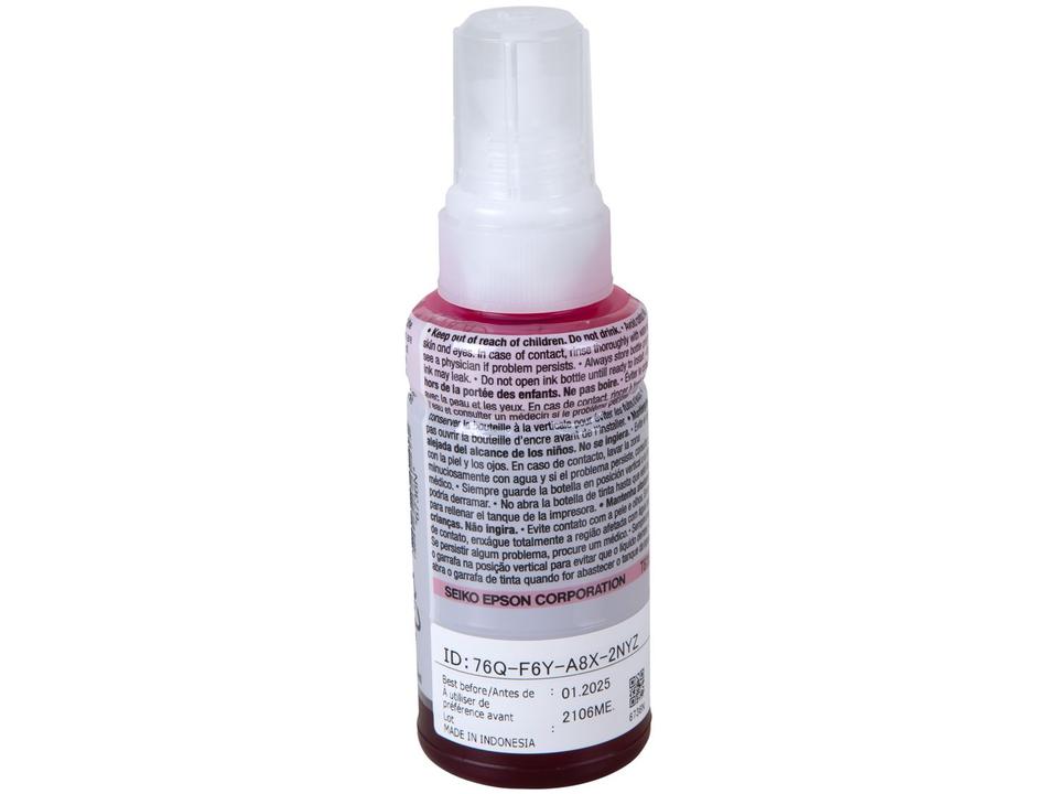 Garrafa de Tinta Epson T673620-AL Magenta Claro Original Refil - 3
