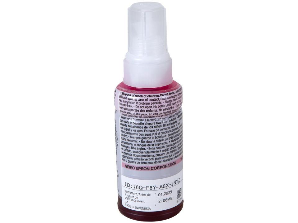 Garrafa de Tinta Epson T673620-AL Magenta Claro Original Refil - 3