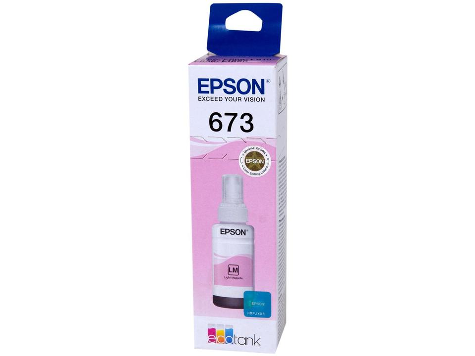 Garrafa de Tinta Epson T673620-AL Magenta Claro Original Refil - 6