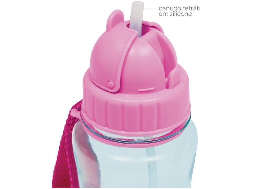 Garrafa Infantil com Canudo 350ml Buba Animal Fun Unicórnio - 5