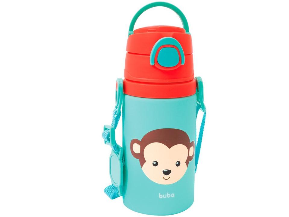 Garrafa Infantil com Canudo 450ml Buba Animal Fun - 2