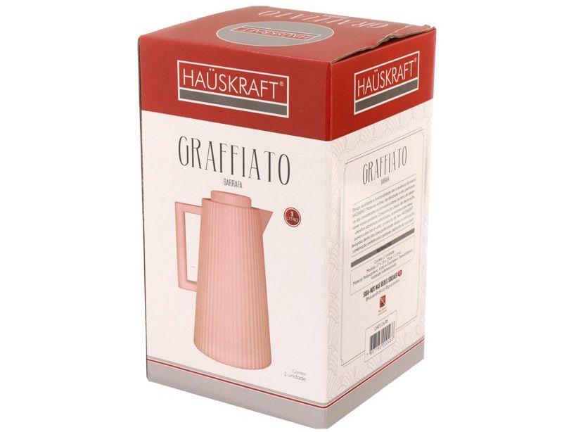 Garrafa Térmica 1L Hauskraft Rosa - 2