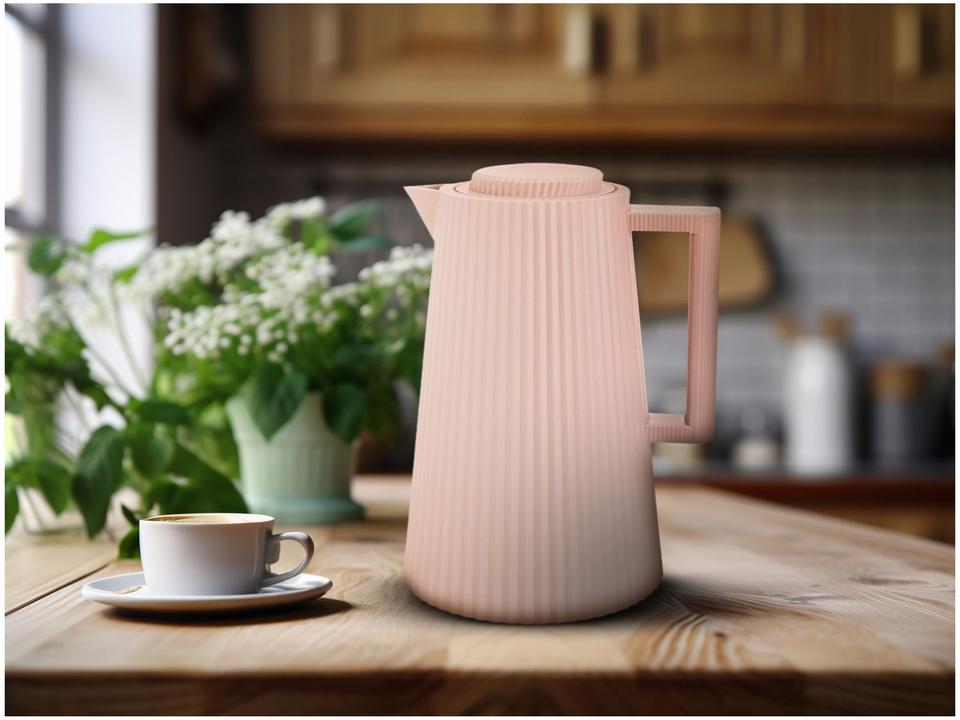 Garrafa Térmica 1L Hauskraft Rosa - 1