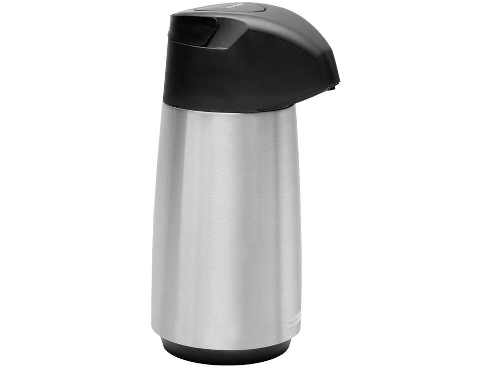 Garrafa Térmica Inox 1L Tramontina Exata Prata e Preta - 2