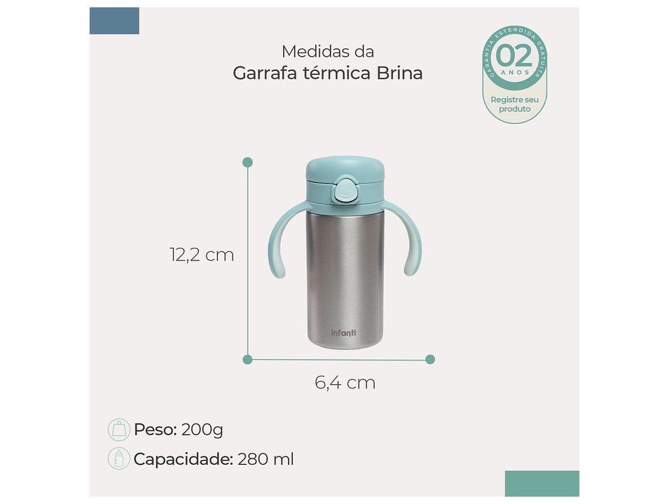Garrafa Térmica para Bebê 280ml Infanti Brina - 4