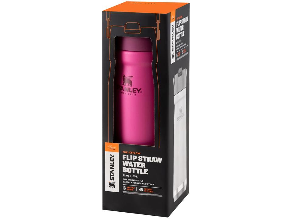 Garrafa Térmica Stanley Flip Straw Azalea 650ml - 8