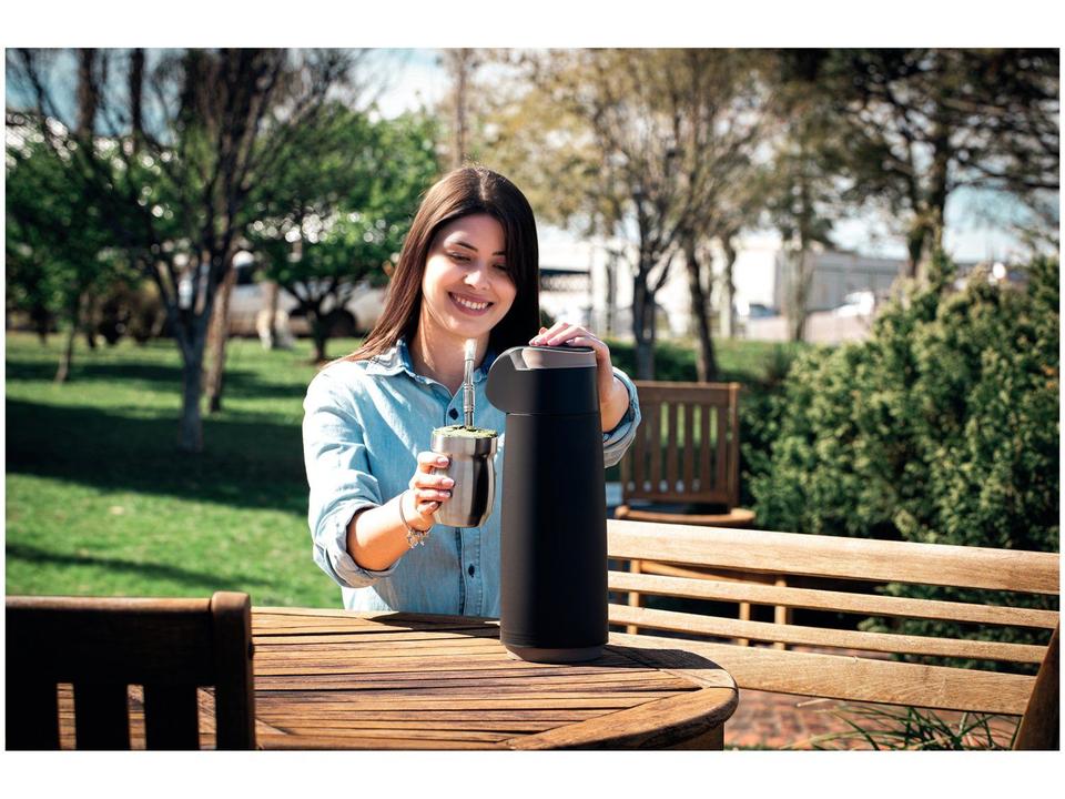 Garrafa Térmica Tramontina 1,8L Exata Preta - 3