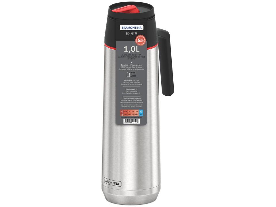 Garrafa Térmica Tramontina 1L Exata 61640400 - 4