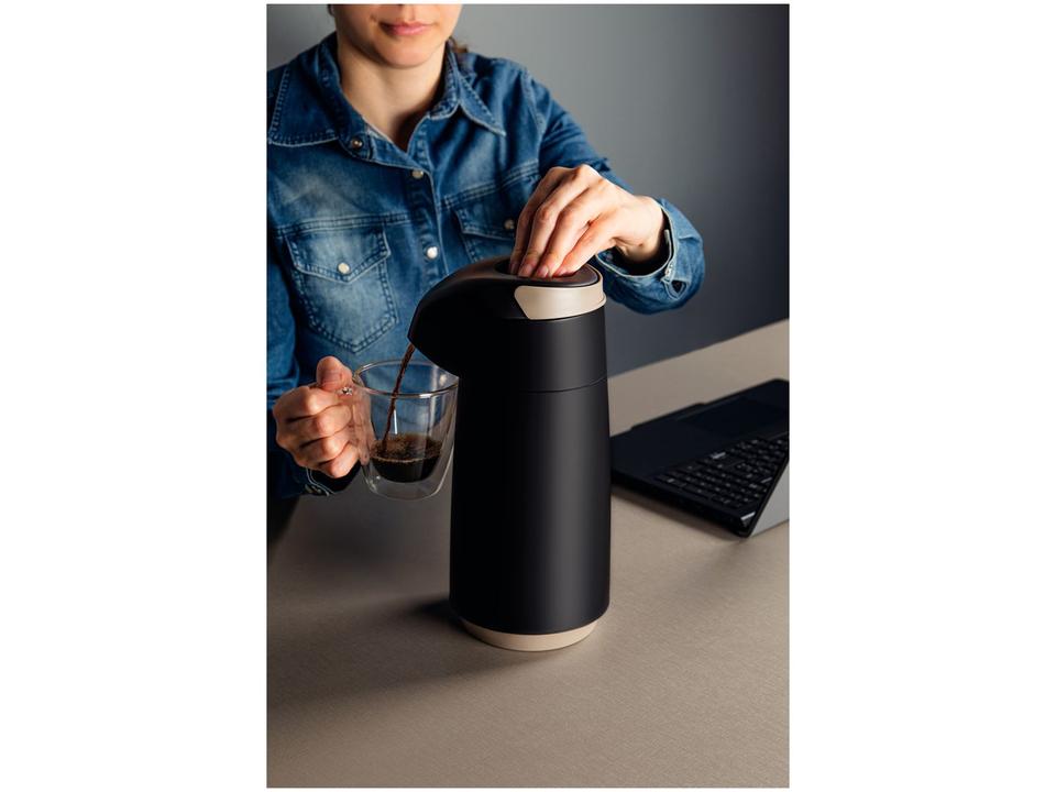 Garrafa Térmica Tramontina 1L Exata Preta - 2