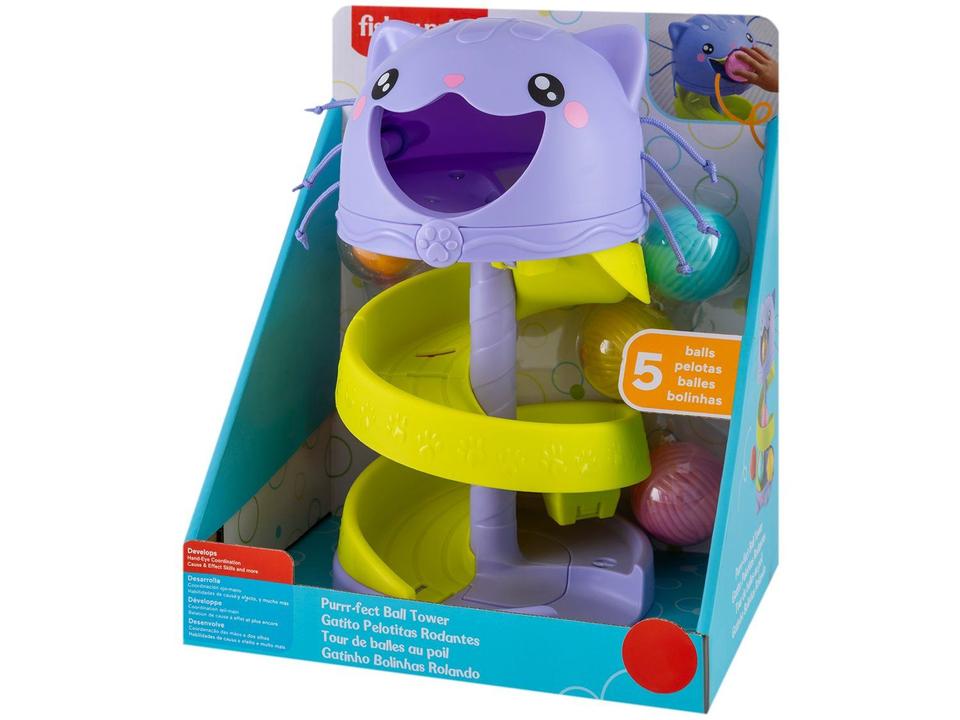 Gatinho Bolinhas que Rolam Brinquedo Bebês Fisher-Price - 8