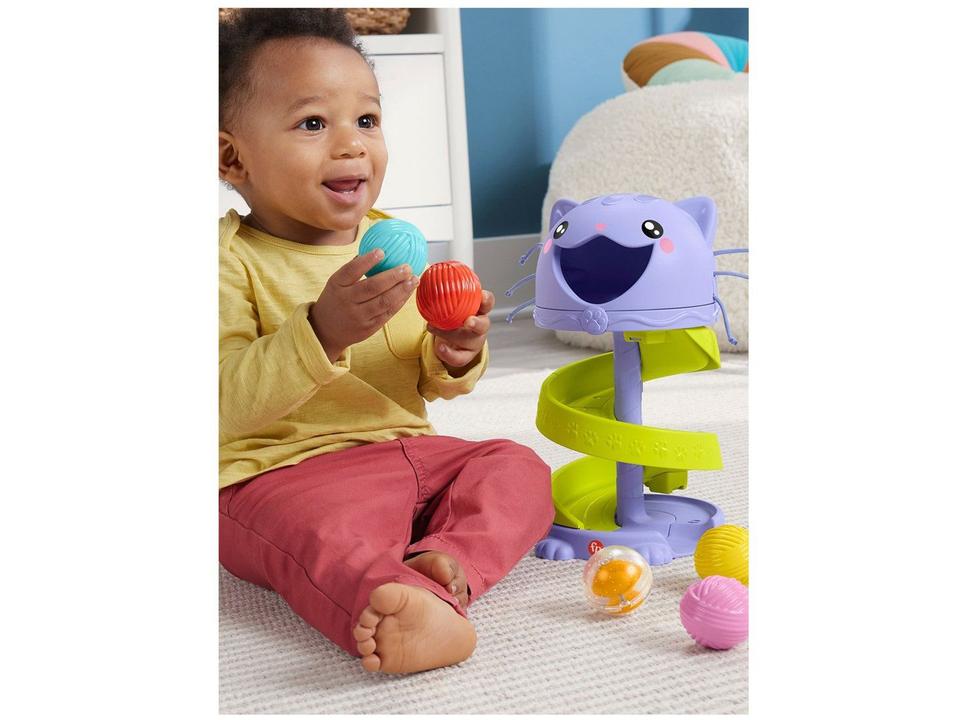 Gatinho Bolinhas que Rolam Brinquedo Bebês Fisher-Price - 1