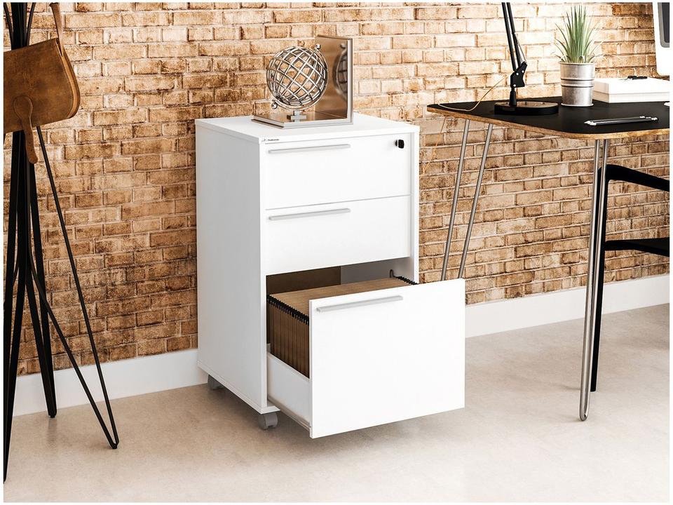 Gaveteiro com Rodinhas 3 Gavetas Politorno Maia - 1