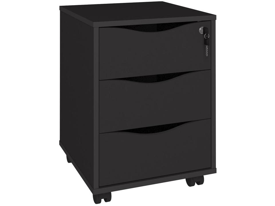 Gaveteiro com Rodízios 3 Gavetas Artany - 7