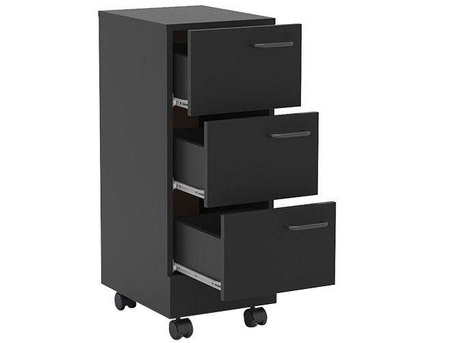 Gaveteiro Escritório 3 Gavetas Politorno - 2