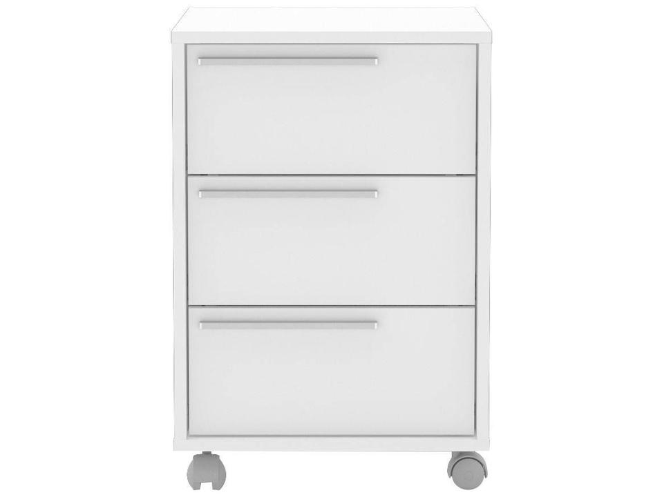 Gaveteiro para Escritório 3 Gavetas Politorno Maia - 2