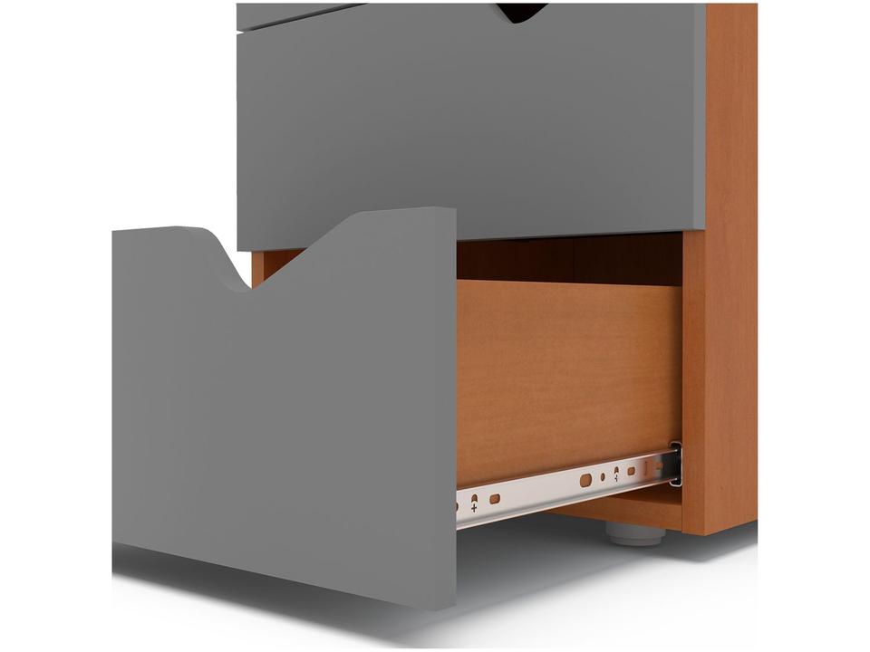 Gaveteiro para Escritório 3 Gavetas Politorno Móveis Porto - 3