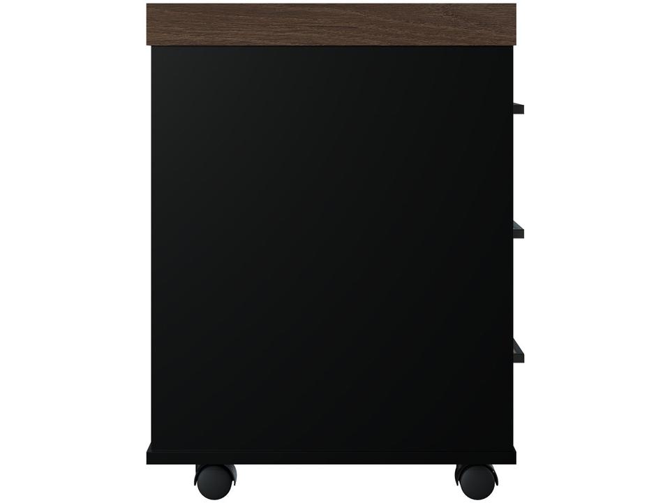 Gaveteiro para Escritório com Rodízios 3 Gavetas - 4