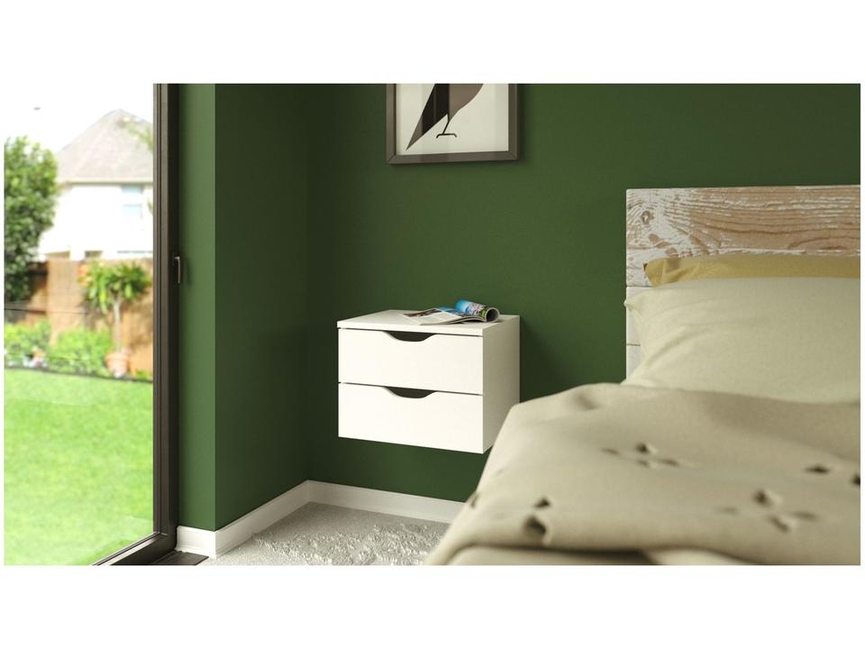 Gaveteiro para Quarto 2 Gavetas Multivisão Decore FLOW-UV-BR - 1