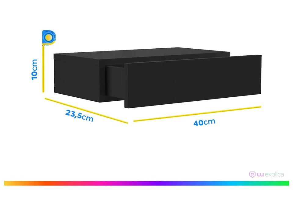 Gaveteiro para Quarto Multivisão Decore FLY-BR - 4