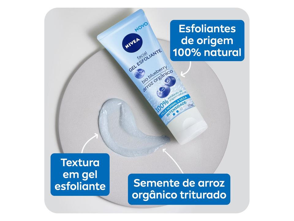 Gel Esfoliante Facial Nivea Refrescante 75ml - 3