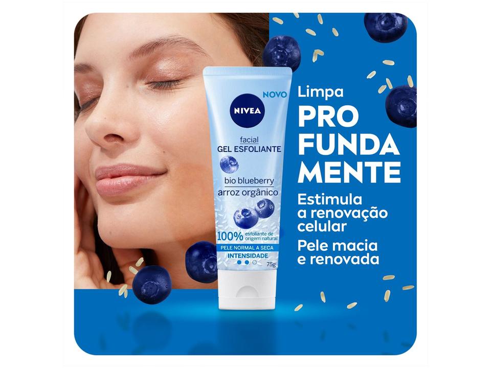 Gel Esfoliante Facial Nivea Refrescante 75ml - 1