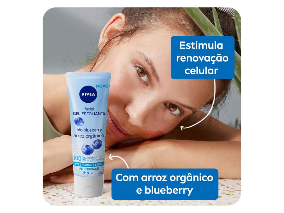 Gel Esfoliante Facial Nivea Refrescante 75ml - 2