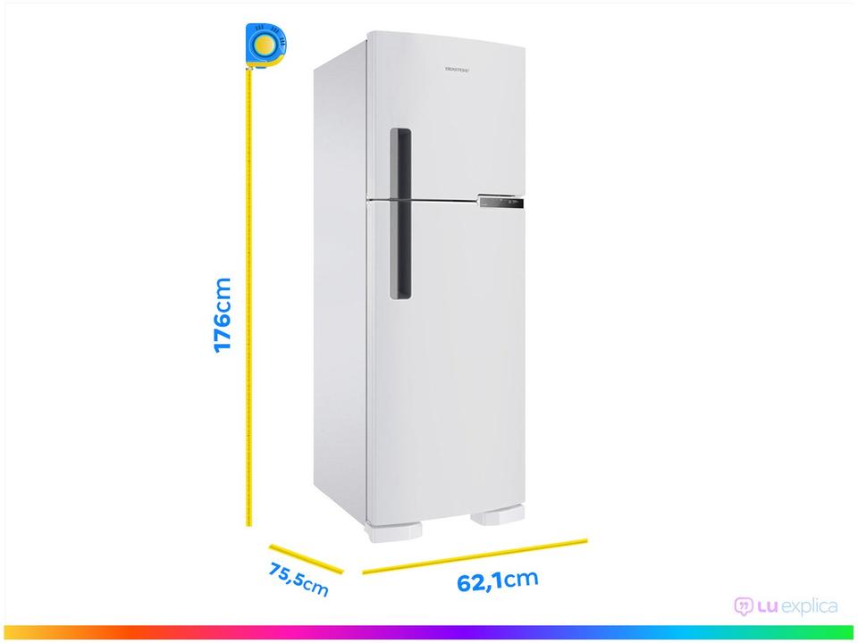 Geladeira Brastemp Frost Free Duplex 375L Branca com - 7