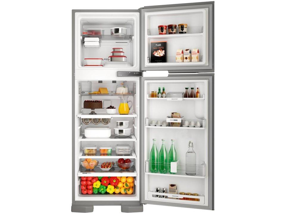 Geladeira Brastemp Frost Free Duplex 375L Inox com Compartimento Extrafrio Fresh Zone BRM44HK - 4