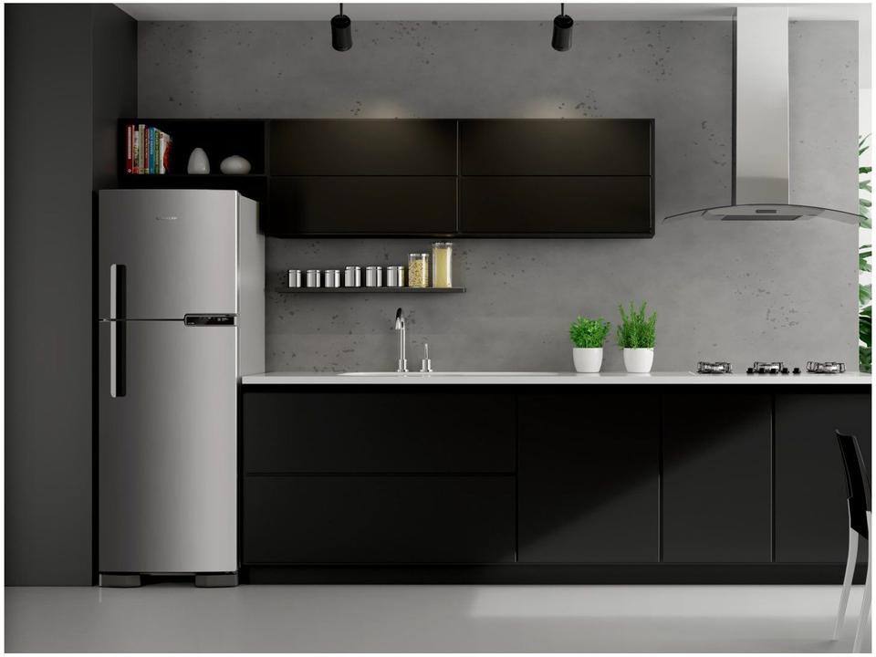 Geladeira Brastemp Frost Free Duplex 375L Inox com Compartimento Extrafrio Fresh Zone BRM44HK - 2