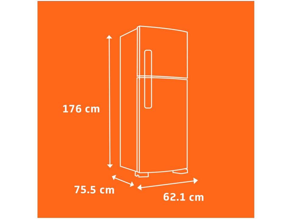 Geladeira Brastemp Frost Free Duplex 375L Inox com Compartimento Extrafrio Fresh Zone BRM44HK - 13