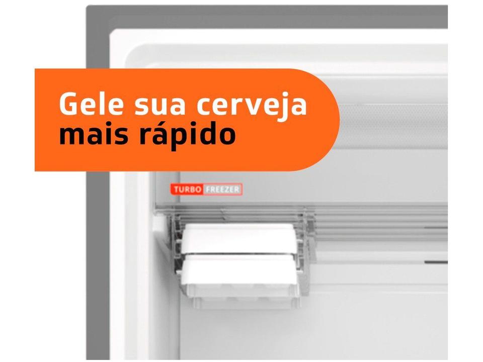 Geladeira Brastemp Frost Free Duplex 375L Inox com Compartimento Extrafrio Fresh Zone BRM44HK - 15