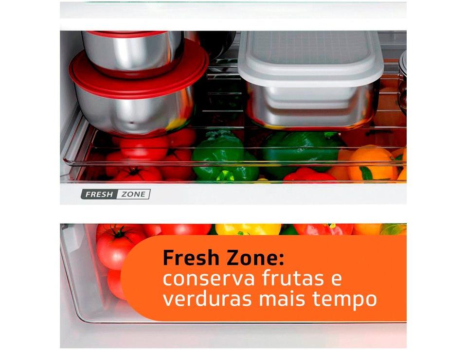 Geladeira Brastemp Frost Free Duplex 375L Inox com Compartimento Extrafrio Fresh Zone BRM44HK - 14