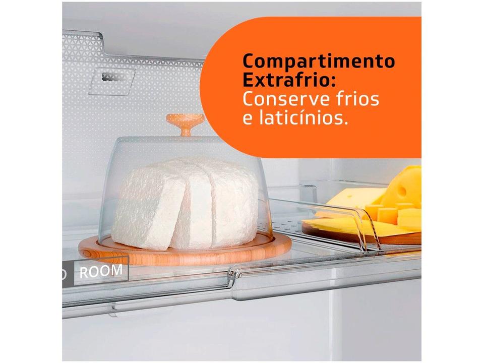 Geladeira Brastemp Frost Free Duplex 375L Inox com Compartimento Extrafrio Fresh Zone BRM44HK - 16