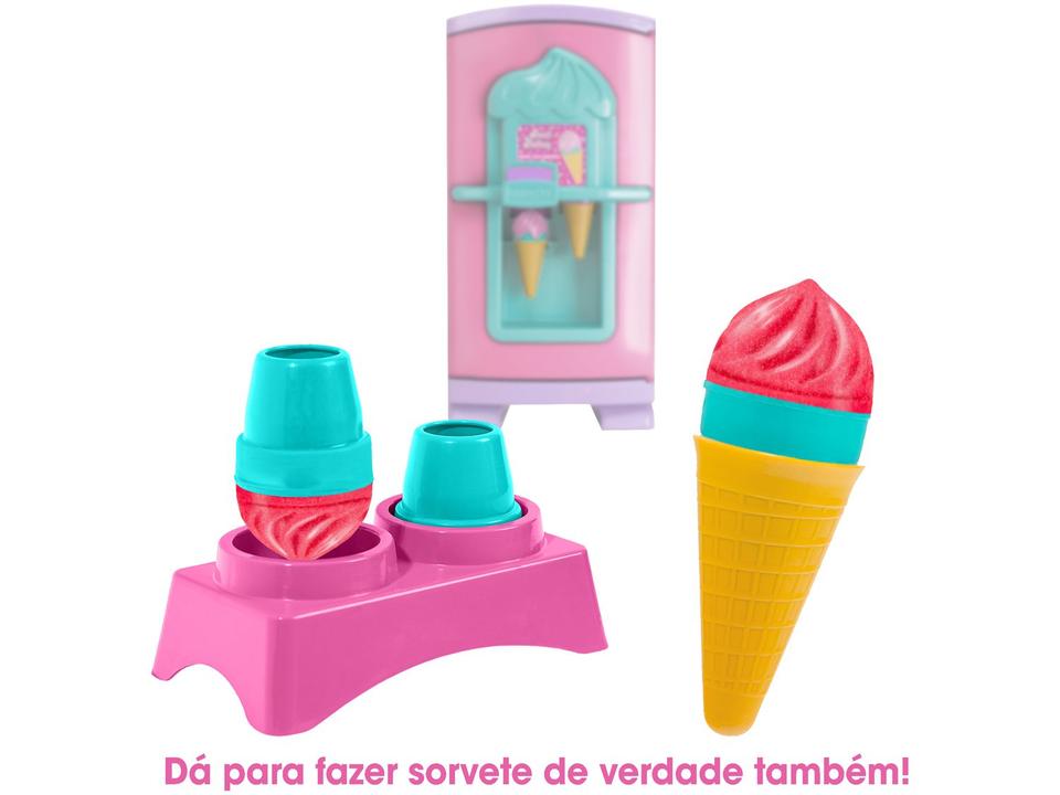 Geladeira de Brinquedo Sweet Fantasy - Gela Sorvetinho 8 Peças Cardoso Toys - 4