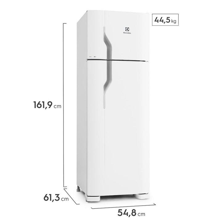 Geladeira Electrolux Cycle Defrost 260L Super Freezer Duplex Branca DC35A - 1