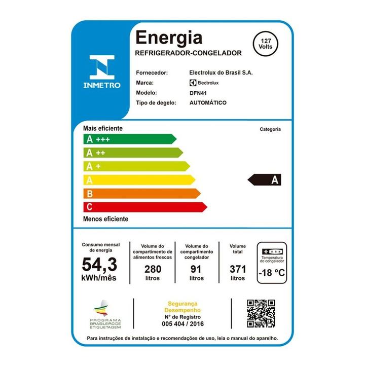 Geladeira Electrolux Frost Free 371L Função Drink Express Duplex Branca DFN41 - 2