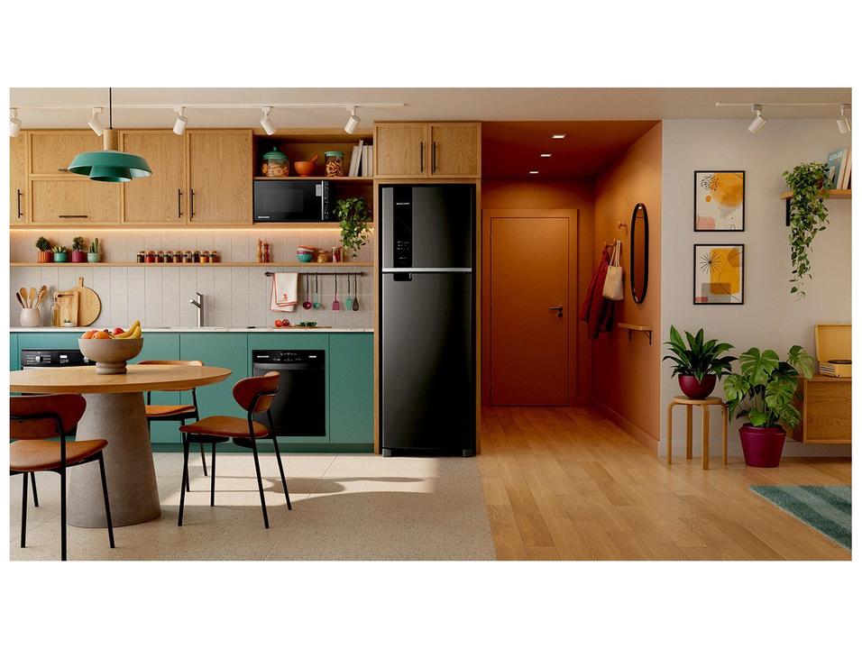 Geladeira/Refrigerador Brastemp Frost Free Duplex Black Inox 415L BRM52ME - 10