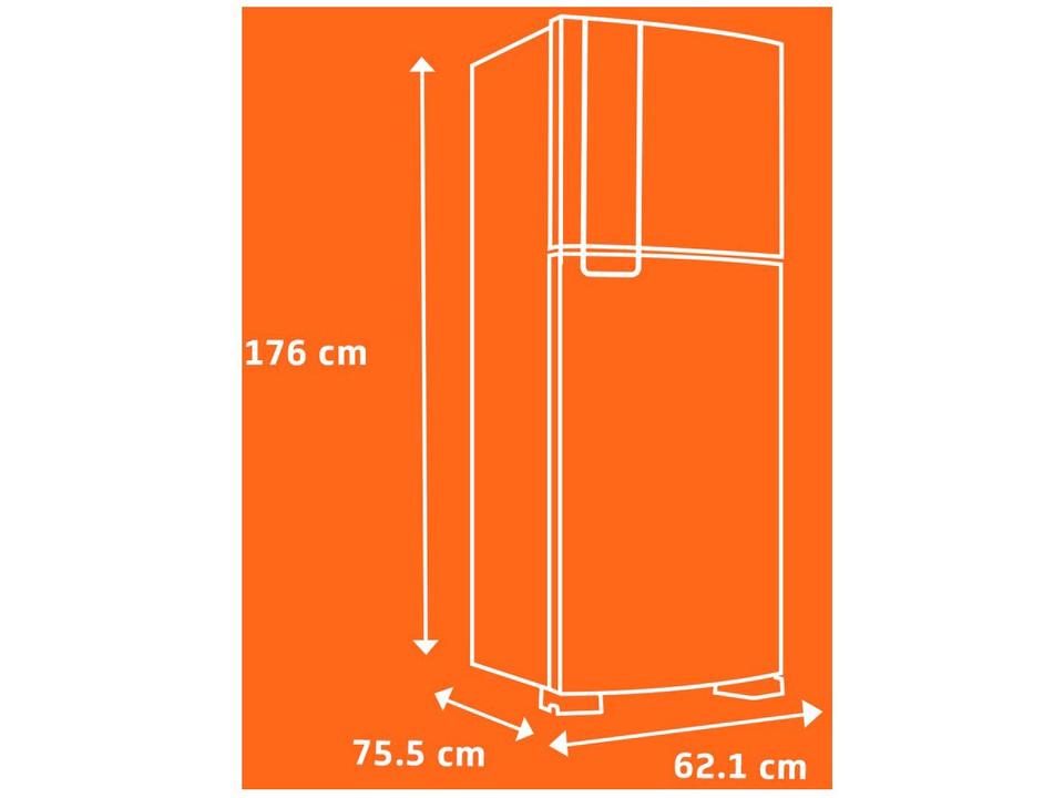 Geladeira/Refrigerador Brastemp Frost Free Duplex Branca 375L BRM45 HB - 110 V - 17