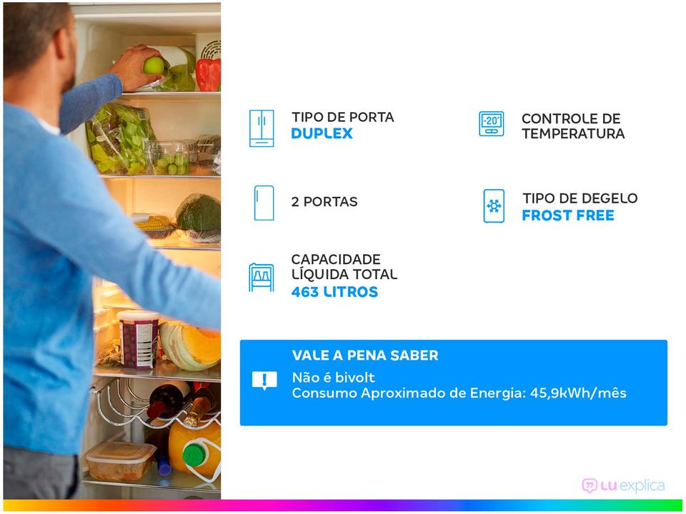 Geladeira/Refrigerador Brastemp Frost Free Duplex - 1