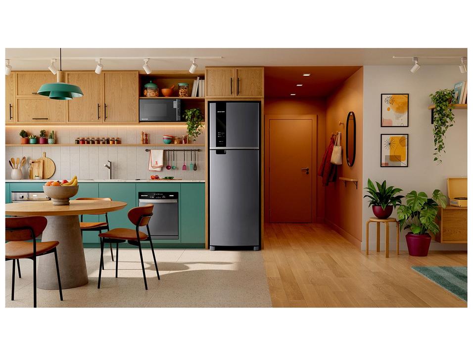 Geladeira/Refrigerador Brastemp Frost Free Duplex Inox 415L BRM52MK - 1
