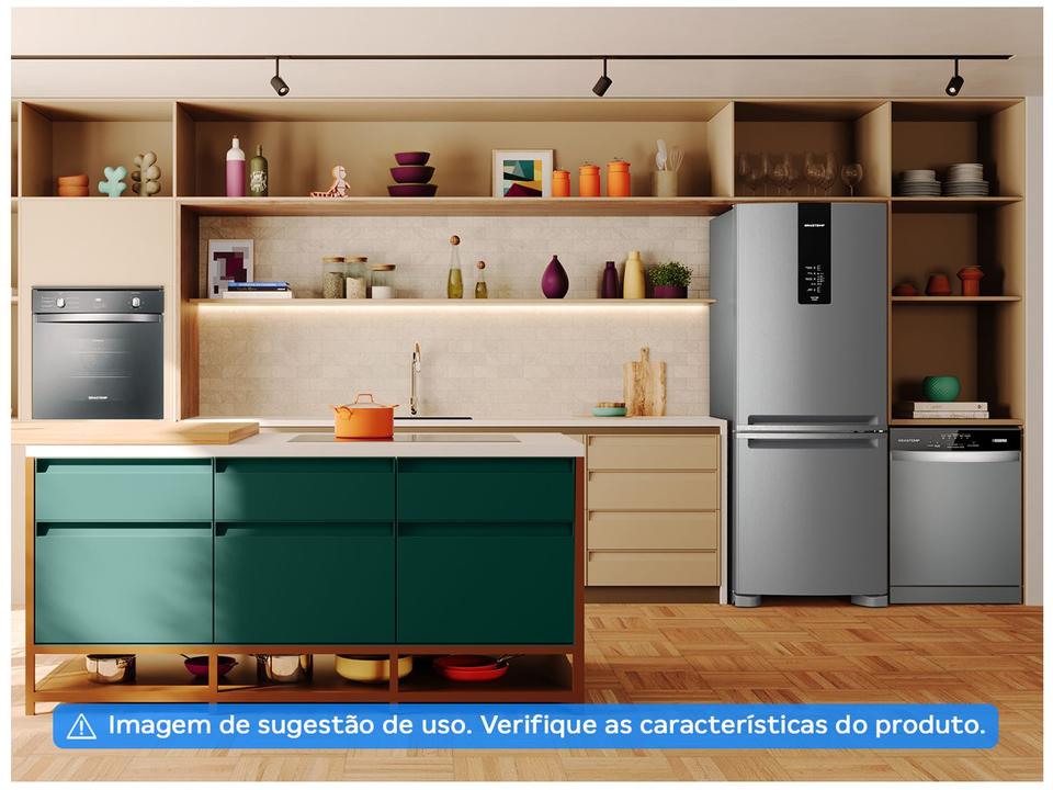 Geladeira/Refrigerador Brastemp Frost Free Duplex Prata 447L BRE57FK - 1