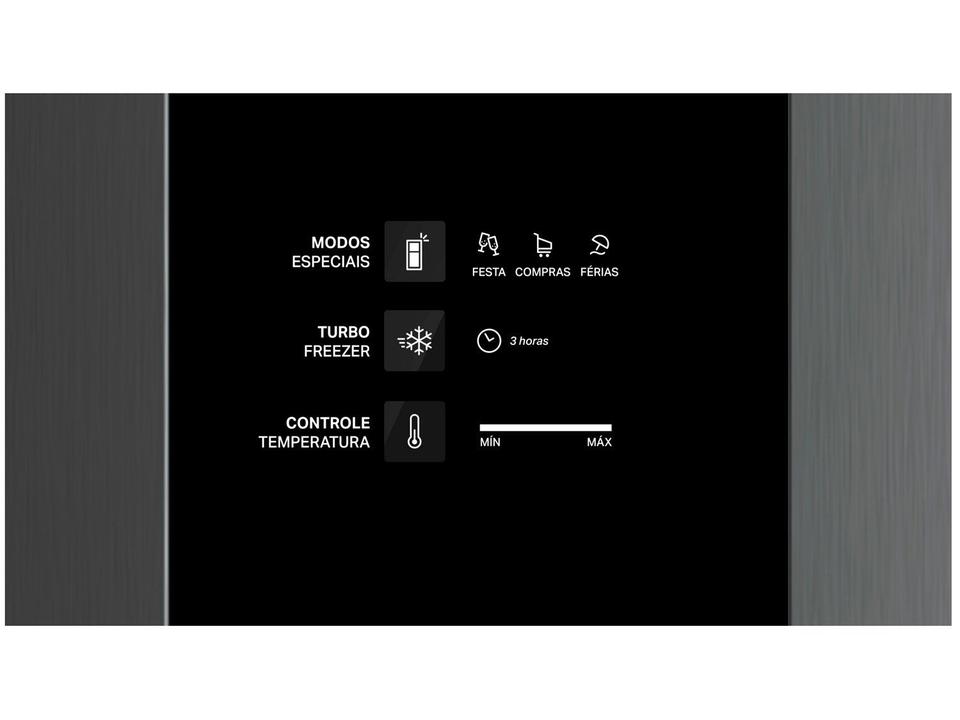 Geladeira/Refrigerador Brastemp Frost Free Duplex Prata 463L BRM55FK - 12