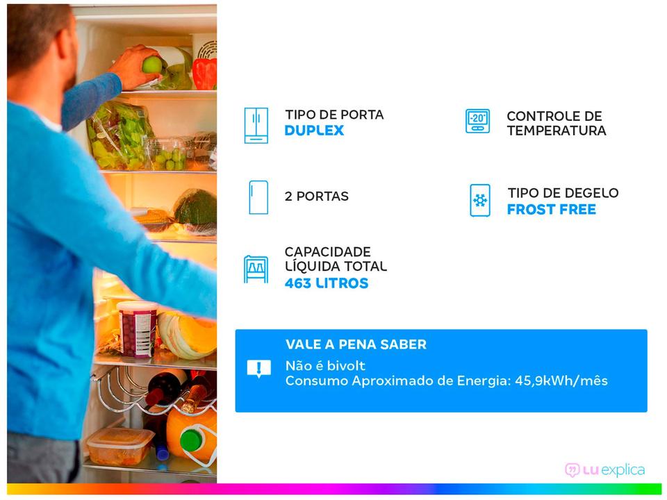 Geladeira/Refrigerador Brastemp Frost Free Duplex - 1