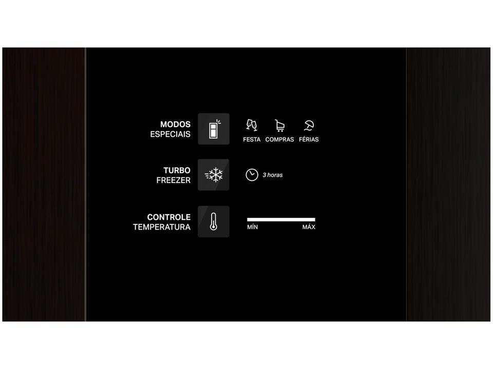 Geladeira/Refrigerador Brastemp Frost Free Duplex Preto 463L BRM55FE - 13