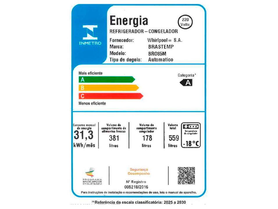 Geladeira/Refrigerador Brastemp Frost Free French Door Branco 559L BRO85MBANA - 14