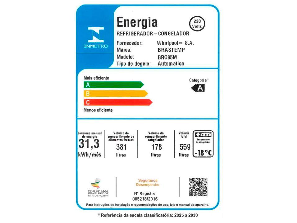 Geladeira/Refrigerador Brastemp Frost Free French Door Inox 559L BRO85MKANA - 15