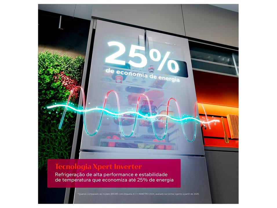 Geladeira/Refrigerador Brastemp Frost Free French Door Inox 559L BRO85MKANA - 1