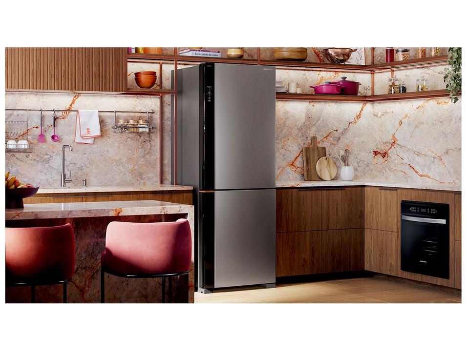 Geladeira/Refrigerador Brastemp Frost Free Inverse Inox 500L BRE66AK Bivolt - 1